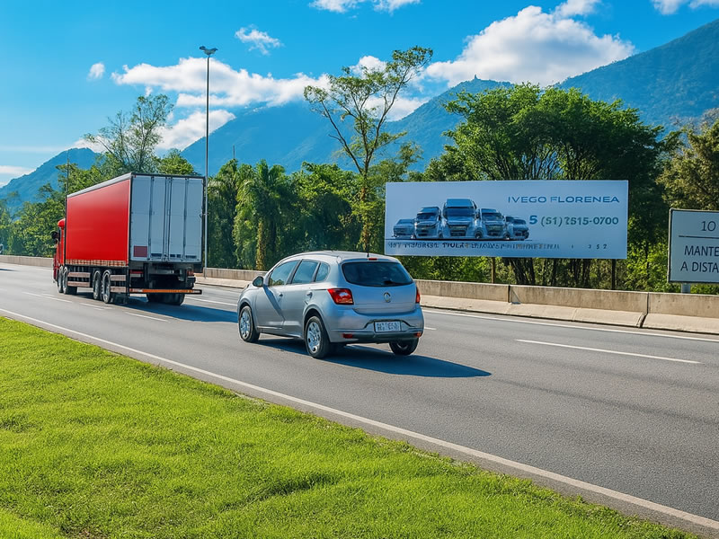 painel rodoviario outdoor iveco